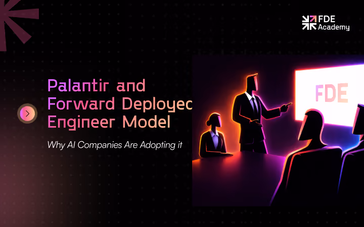 How Palantir Invented the Forward Deployed Engineer Model and Why AI Startups Are Adopting It