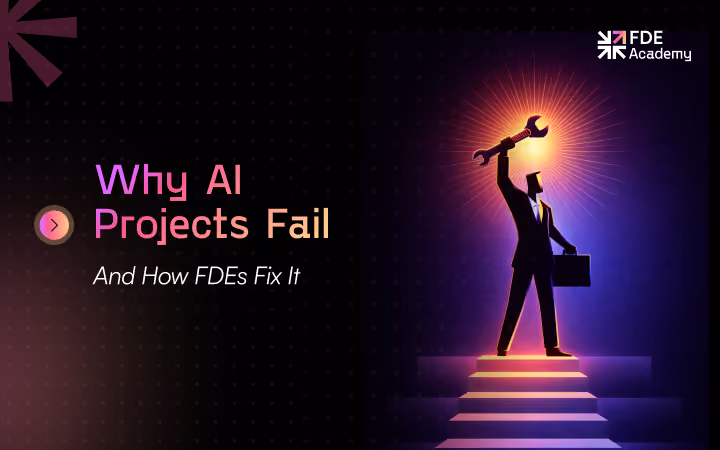 Why AI Projects Fail and How Forward Deployed Engineers Fix It